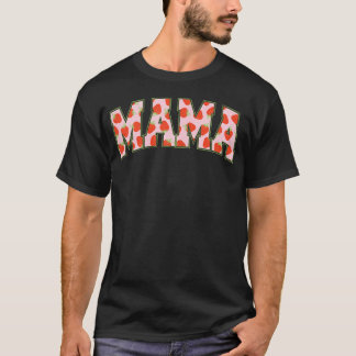 T-shirt Maman de la baie premier anniversaire fraise