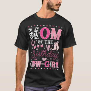 T-shirt Maman de la Cow-Girl d'anniversaire Disco Rodeo We