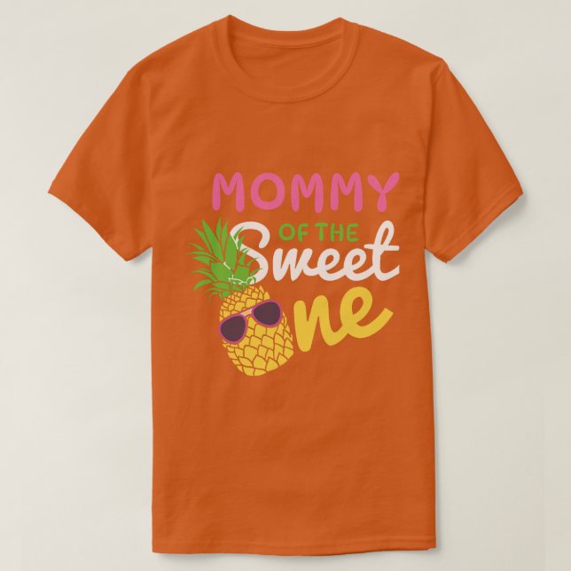 T-shirt Maman de la douce une 1ère Anniversaire fille anan (Design devant)