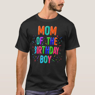 T-shirt Maman de la famille de jumelage de ballons pour en