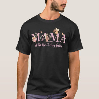 T-shirt Maman de la Fée d'Anniversaire Magique d'Anniversa