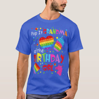 T-shirt Maman de la fille d'anniversaire Cute Pop It Jouet