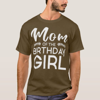 T-shirt Maman de la fille d'anniversaire Famille Parents M