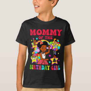 T-shirt Maman de la fille d'anniversaire gracie poupée ros
