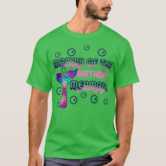 T-shirt Maman de la sirène d'anniversaire 28
