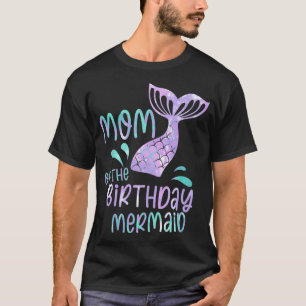 T-shirt Maman De La Sirène D'Anniversaire 3