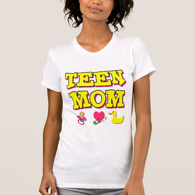 T-shirt Maman de l'adolescence (Devant)