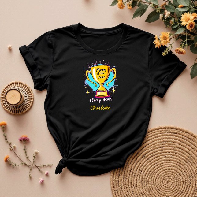 T-shirt Maman de l'année | Amusante & Mignonne Maman Vie (Créateur téléchargé)