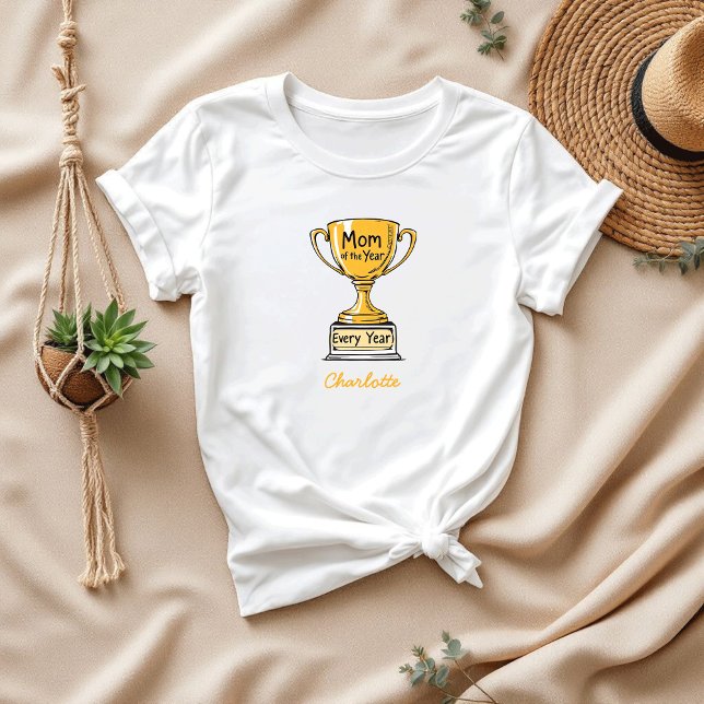 T-shirt Maman de l'année chaque année | Meilleure maman ja (Créateur téléchargé)