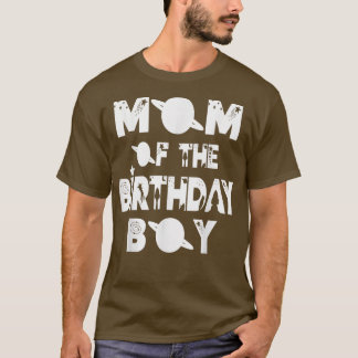 T-shirt Maman De L'Anniversaire Astronaut Garçon Et Girl S