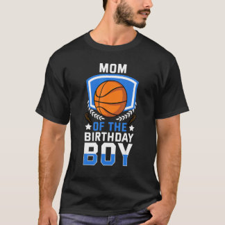 T-shirt Maman De L'Anniversaire Boy Basketball Famille Cel