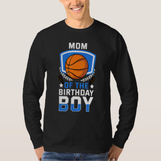 T-shirt Maman De L'Anniversaire Boy Basketball Famille Cel