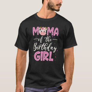 T-shirt Maman De L'Anniversaire Fille Agricole Barnyard Bi