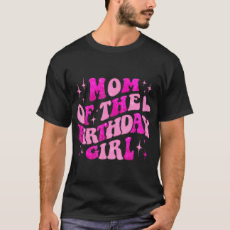T-shirt Maman De L'Anniversaire Fille Anniversaire Famille