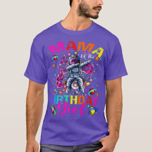 T-shirt Maman De L'Anniversaire Fille Astronaut Garçon Esp