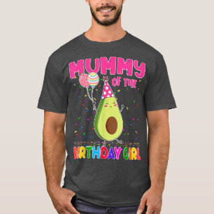 T-shirt Maman De L'Anniversaire Fille Avocados Famille Thè