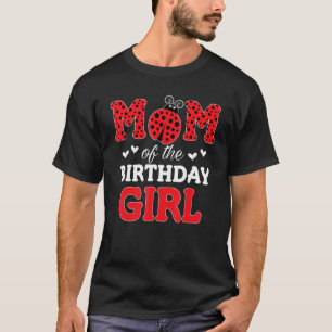 T-shirt Maman De L'Anniversaire Fille Ladybug 1er Annivers