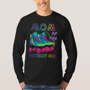 T-shirt Maman De L'Anniversaire Fille Rolling Patinage Ann