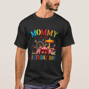 T-shirt Maman De L'Anniversaire Garçon Cirque Famille Corr