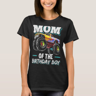 T-shirt Maman De L'Anniversaire Garçon Monster Camion