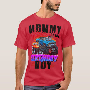 T-shirt Maman De L'Anniversaire Garçon Monster Truck Blaze