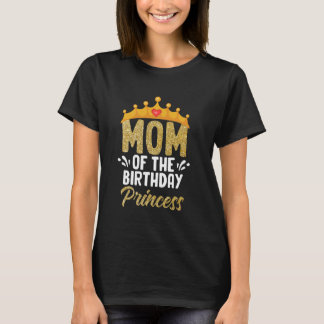 T-shirt Maman de l'anniversaire princesse fille Anniversai
