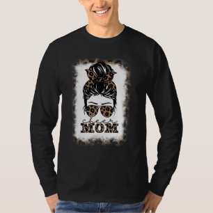 T-shirt Maman de l'équipe de cheer aux cheveux décolorés e