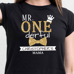T-shirt Maman De M. ONEderful   Parents 1er anniversaire