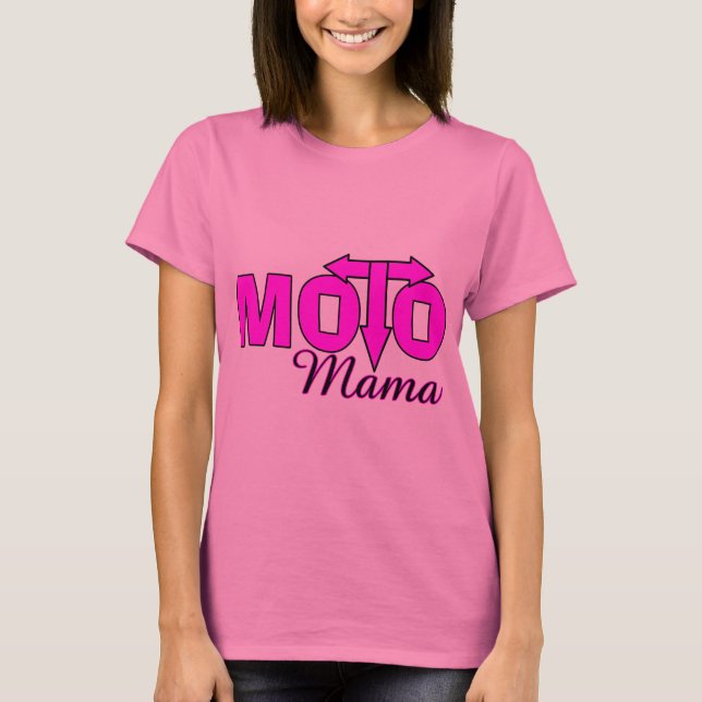 T-shirt Maman de Moto (Devant)