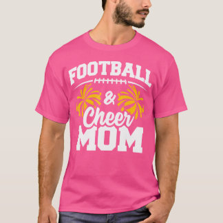 T-shirt Maman de pom-pom girl de football Lycéenne Pom-pom