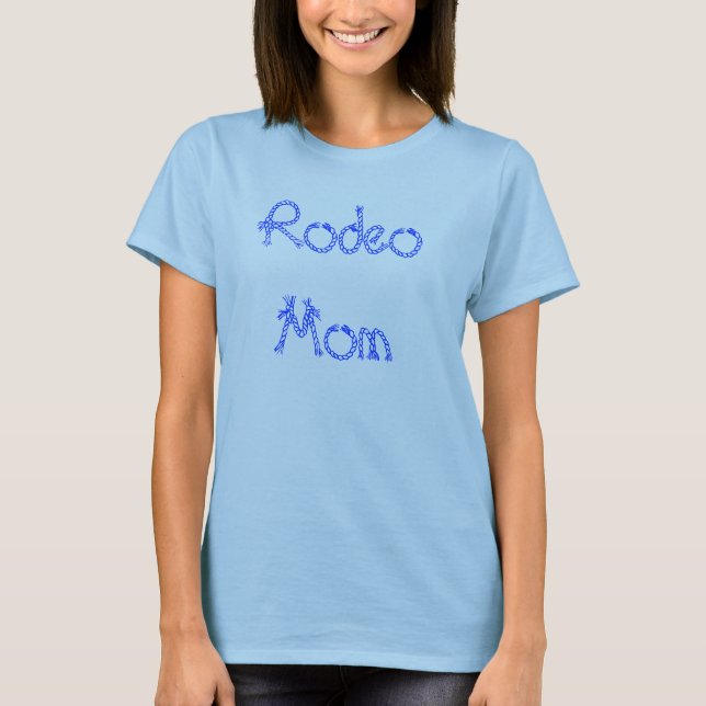 T-shirt Maman de rodéo (Devant)