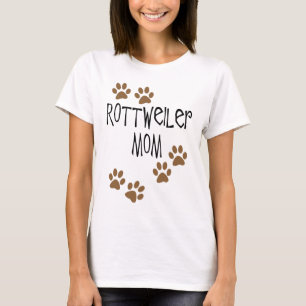 T-shirt Maman de rottweiler