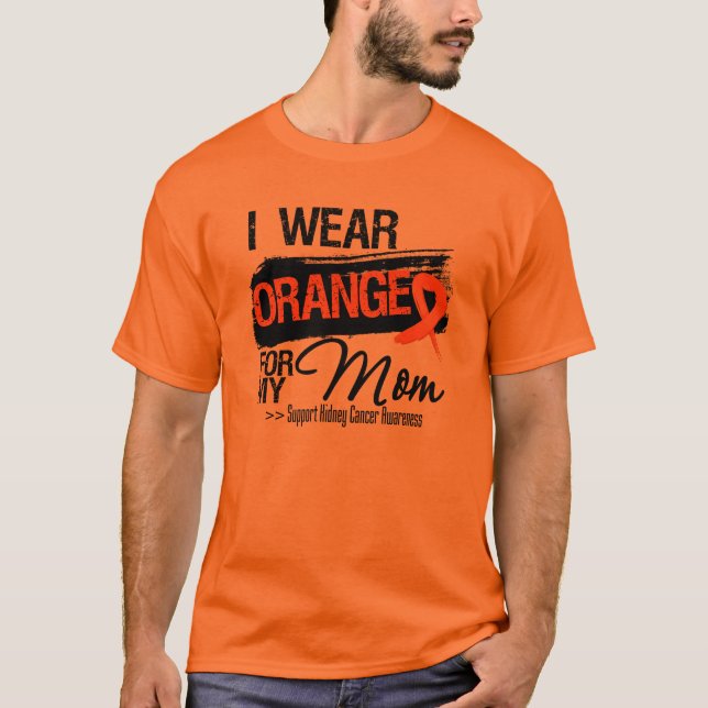 T-shirt Maman de ruban de Cancer de rein (Devant)