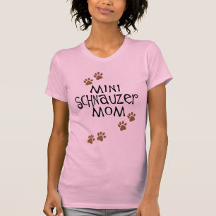 T-shirt Maman de Schnauzer miniature