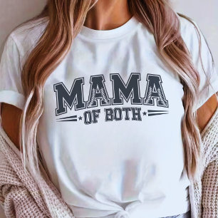 T-shirt Maman de softball et de baseball – Fière maman de 