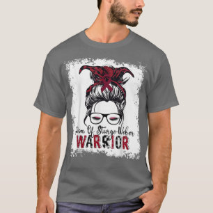 T-shirt Maman De Sturge Weber Guerrier Chemise Burgundy Ru