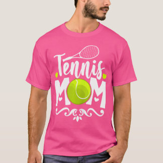T-shirt Maman de tennis