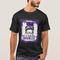 Maman De Tracheostomy Guerrier Purple Ribbon Lauré