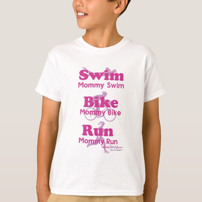 T-shirt Maman de triathlon (Devant)