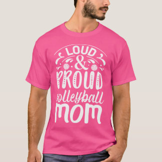 T-shirt Maman De Volley-Ball Forte Et Fière