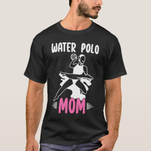 T-shirt Maman de water-polo féminin Fan de sport Joueuse d