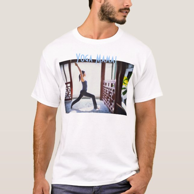 T-shirt Maman de yoga (Devant)
