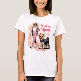 T-shirt Maman de Yorkie