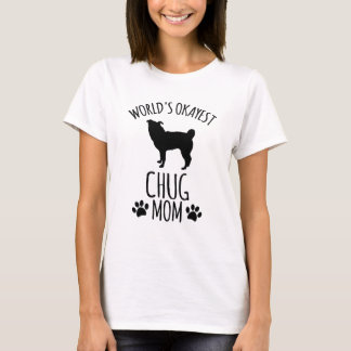 T-shirt Maman des chiens la plus ou moyenne du monde - Mam