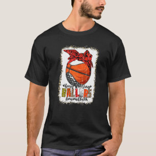 T-shirt Maman des deux Basketball Golf Occupée à élever de