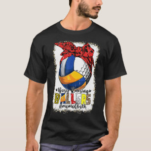 T-shirt Maman Des Deux Golf De Volley-Ball Fréquenté Balle