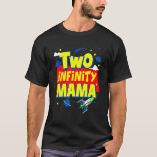 T-shirt Maman Deux Infinités Et Au-Delà Des Décorations An