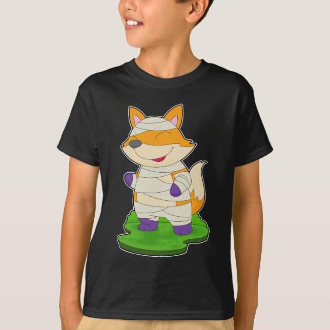 T-shirt Maman d'Halloween Fox (Devant)