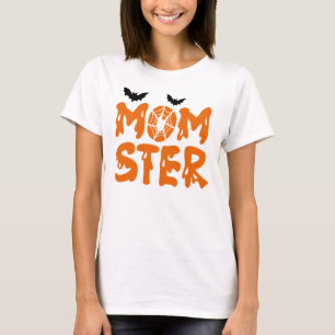 T-shirt Maman d'Halloween Momster
