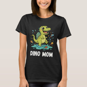 T-shirt MAMAN DINO Spinosaurus de dinosaure mignon éclabou